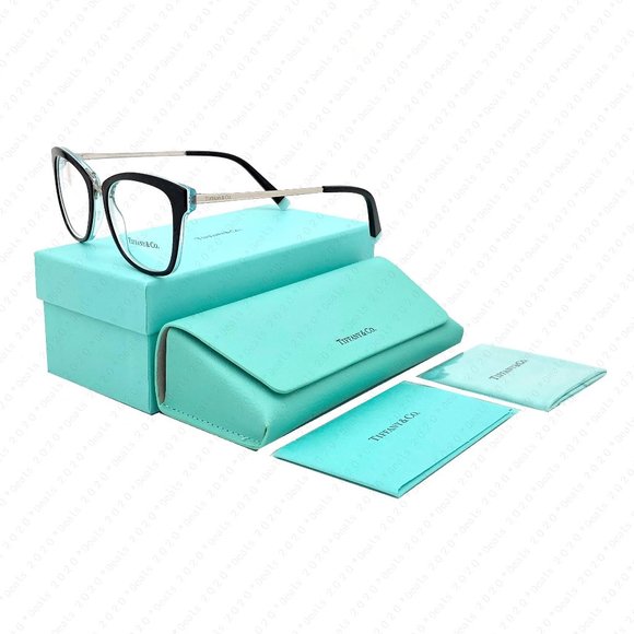 New Tiffany & Co. TF2186 8274 52mm Black Crystal Eyeglasses